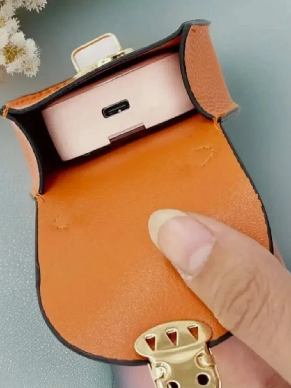 Mini Saddle Coin Purse Fresh Style Small Wallet Bag Charm